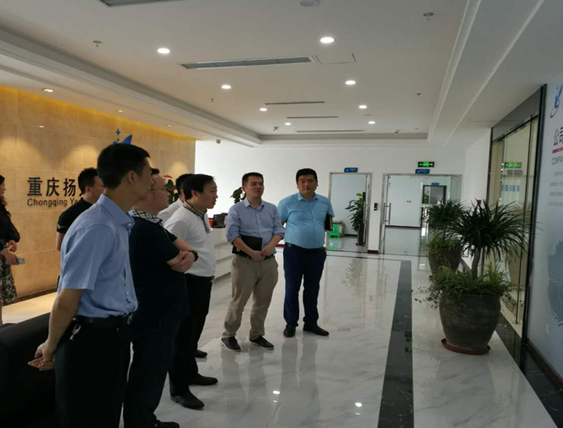 渝北區委常委、常務副區長秦文敏蒞臨我司考察指導